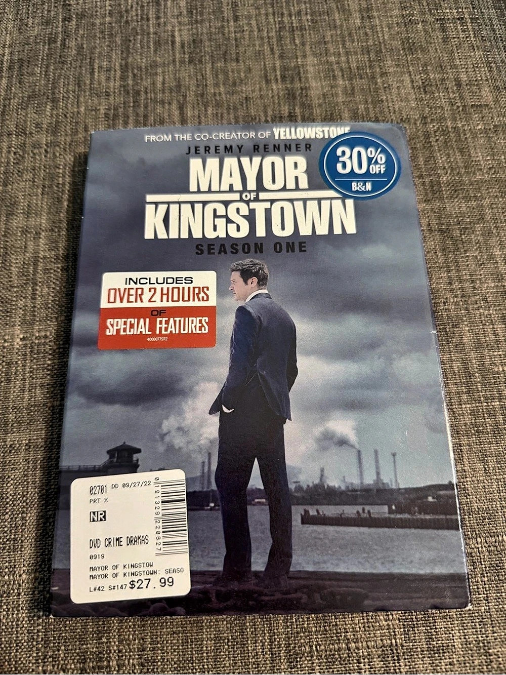 Paramount Mayor of Kingstown Season One DVD